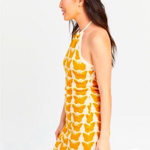 Altar’d State Butterfly Halter Dress M